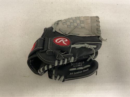 Vist Large View of Product Image Which is Used Rawlings SC BB/SB Glove RH Throw Black 10 1/2"