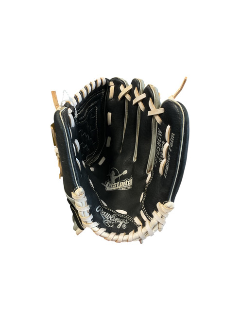 Vist Large View of Product Image Which is Used Rawlings FASTPITCH SOFTBALL BB/SB Glove RH Throw Black 10 1/2"