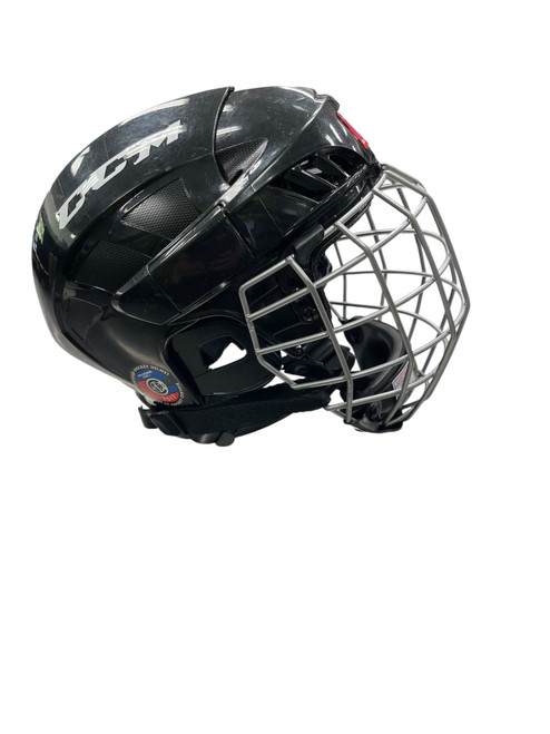 Vist Large View of Product Image Which is Used CCM FL 40 Helmet Cage Combo Black SM