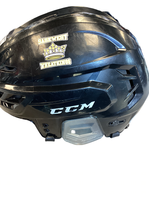 Vist Large View of Product Image Which is Used CCM TACKS 210 Hockey Helmet Only Black SM