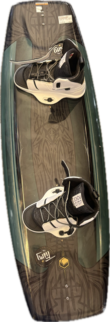 Vist Large View of Product Image Which is Used Liquid Force FURRY 125 Wakeboard Black 125 cm