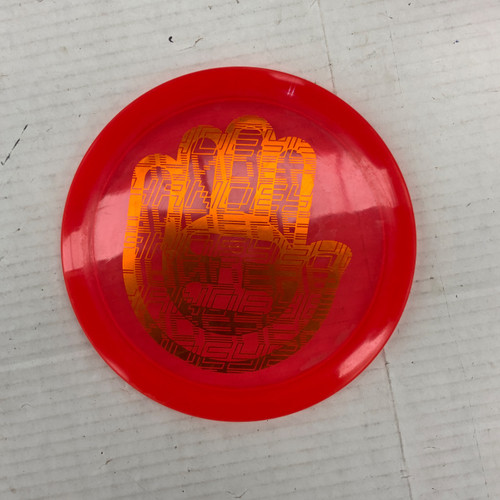Vist Large View of Product Image Which is Used Dynamic Discs LUCID FELON Disc Golf Driver Red 171g