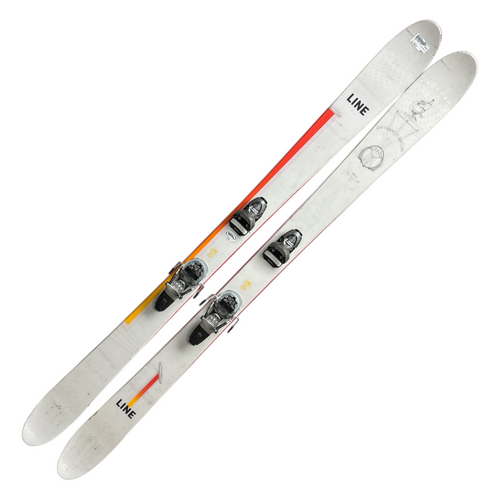 Vist Large View of Product Image Which is Used Line BACON 107 Mens Down Hill Ski/Binding White 190 cm
