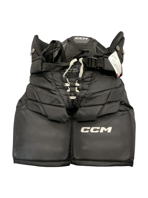 Vist Large View of Product Image Which is Used CCM F5 JR SM GP Junior Goalie Pant Black SM