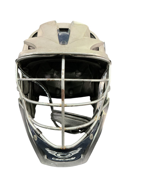 Vist Large View of Product Image Which is Used Cascade S Lacrosse Helmet Grey One Size