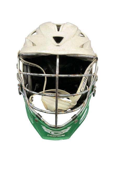 Vist Large View of Product Image Which is Used Cascade R Lacrosse Helmet White One Size