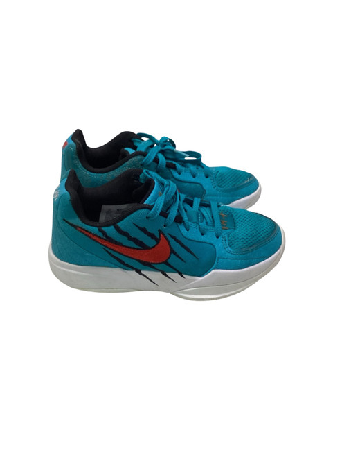 Vist Large View of Product Image Which is Used Nike Basketball Shoes Y Teal Junior 03