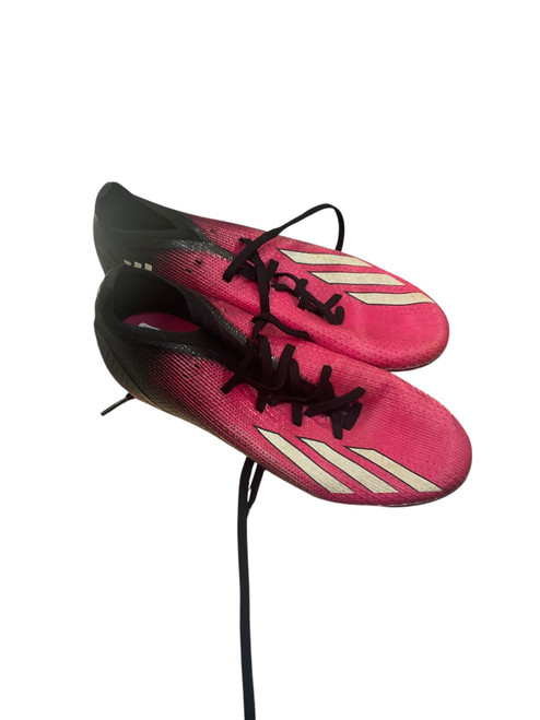 Vist Large View of Product Image Which is Used Adidas Soccer Cleats Pink Senior 6