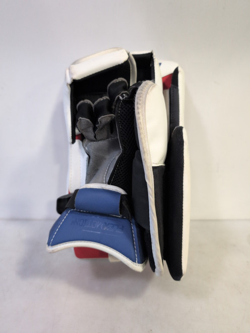 Vist Large View of Product Image Which is Used CCM AXIS 2.5 Junior Goalie Blocker White