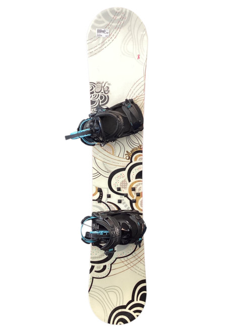 Vist Large View of Product Image Which is Used K2 MOMENT Womens Board/Bindings White 146 cm