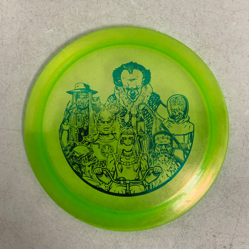 Vist Large View of Product Image Which is Used Westside VIP BOATMAN HALLOWEEN Disc Golf Driver Green 176g