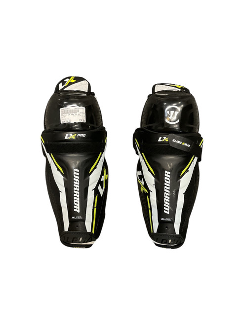 Vist Large View of Product Image Which is Used Warrior LX PRO 11 SG Junior Shin Guards Black 11"
