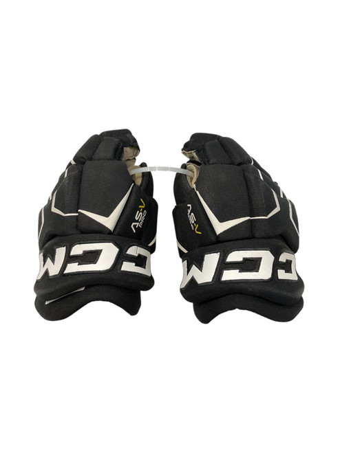 Vist Large View of Product Image Which is Used CCM AS 550 8HG Youth Gloves Black 8"