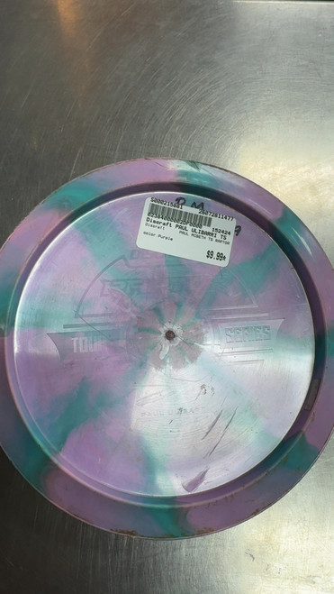 Vist Large View of Product Image Which is Used Discraft PAUL ULIBARRI TS RAPTOR Disc Golf Driver Purple