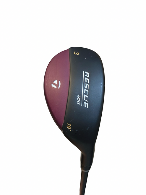 Vist Large View of Product Image Which is Used Taylormade RESCUE MID 19 Mens Hybrid Club RH 3 Hybrid