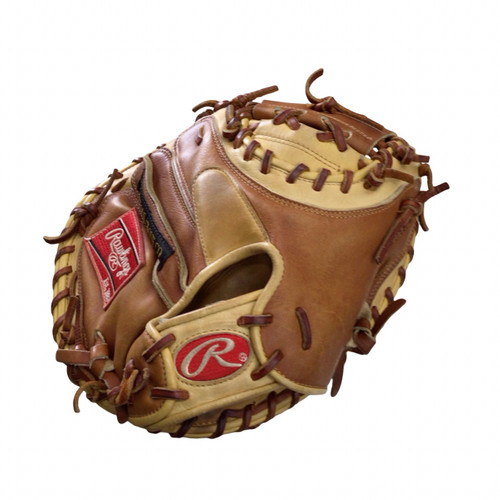 Vist Large View of Product Image Which is Used Rawlings GOLD GLOVE ELITE BB/SB Catchers RH Throw Brown 32"