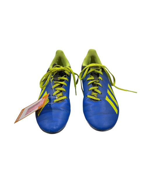 Vist Large View of Product Image Which is Used Adidas Soccer Cleats Royal Blue Junior 06