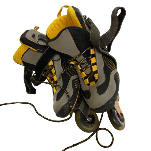 Vist Large View of Product Image Which is Used Ultra Wheels INLINES Senior Rec Fitness Skates Yellow Senior 9