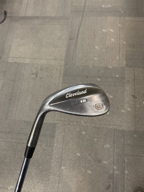 Vist Large View of Product Image Which is Used Cleveland CG15 TOUR ZIP GROOVES Golf Wedge Mens LH 58 Degree
