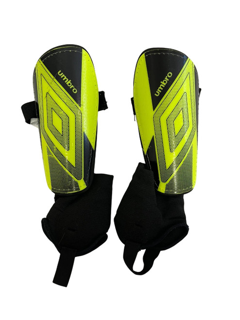 Vist Large View of Product Image Which is Used Umbro Jr MD Soccer Shin Guards 