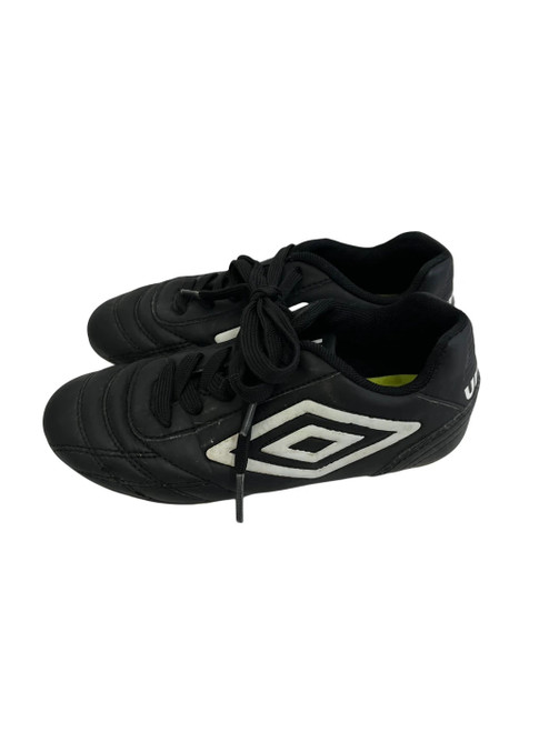 Vist Large View of Product Image Which is Used Umbro Youth 13 Soccer Cleats Black 