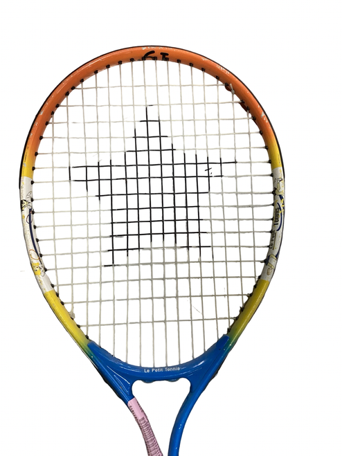 Vist Large View of Product Image Which is Used LE PETIT TENNIS RACQUET Junior Tennis Racquet Carolina Blue 19"