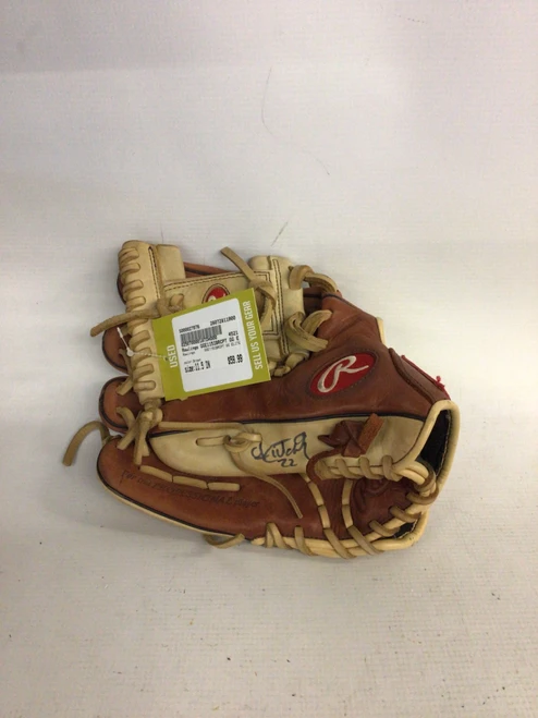 Vist Large View of Product Image Which is Used Rawlings GGE115IBRCPT GG ELITE BB/SB Glove LH Throw Brown 11 1/2"