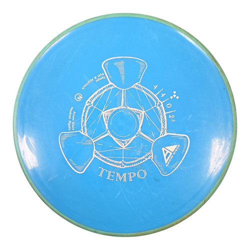 Vist Large View of Product Image Which is Used Axiom TEMPO Disc Golf Mid Range Royal Blue 172g
