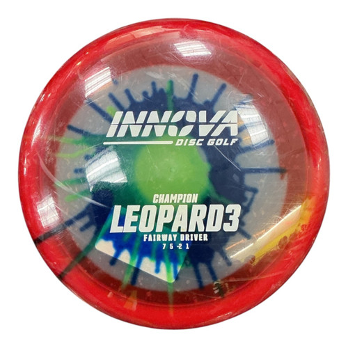 Vist Large View of Product Image Which is Used Innova CHAMPION LEOPARD3 Disc Golf Driver Red