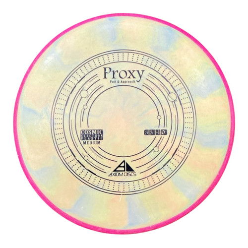 Vist Large View of Product Image Which is Used Axiom PROXY COSMIC Disc Golf Putter Green