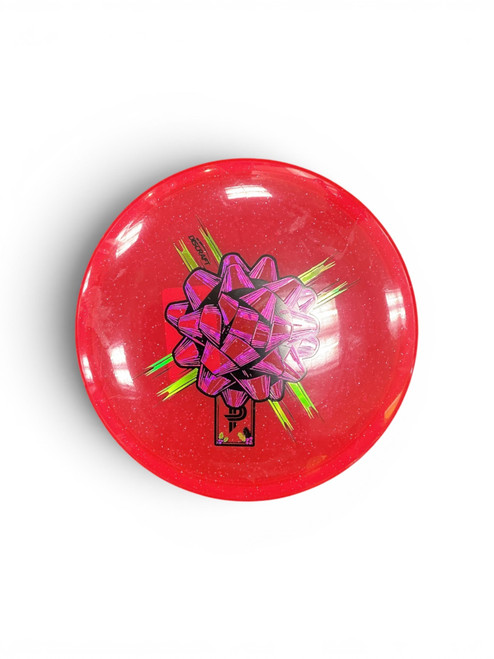 Vist Large View of Product Image Which is Used Discraft BOW WRAP RED Disc Golf Mid Range Red