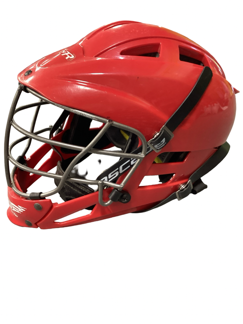 Vist Large View of Product Image Which is Used Cascade CS-R Lacrosse Helmet Red LG