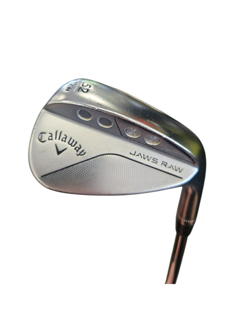 Vist Large View of Product Image Which is Used Callaway JAWS RAW Golf Wedge Mens RH 52 Degree