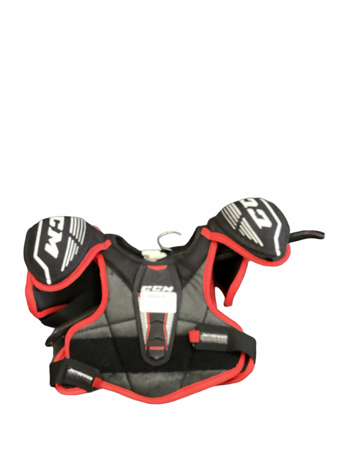 Vist Large View of Product Image Which is Used CCM JETSPEED EDGE Junior Shoulder Pads SM