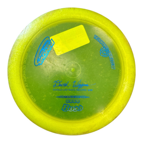 Vist Large View of Product Image Which is Used Innova BLIZZARD BOSS Disc Golf Driver Yellow