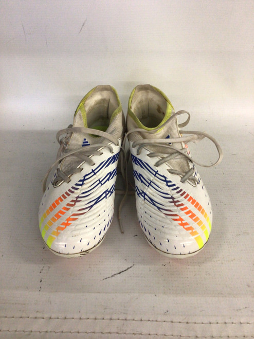 Vist Large View of Product Image Which is Used Adidas Soccer Cleats White Junior 04.5