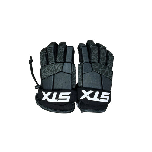 Vist Large View of Product Image Which is Used STX STALLION 75 Lacrosse Gloves Mens Black MD