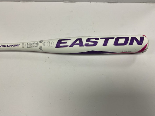 Vist Large View of Product Image Which is Used Easton FP22PSA BB/SB Fastpitch Bat White And Purple 28"