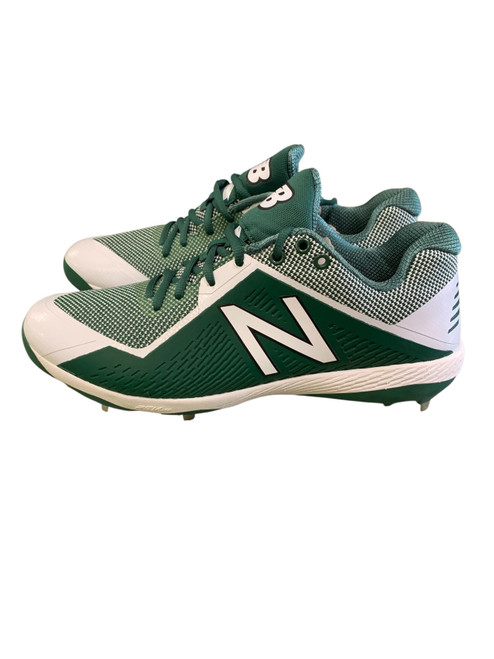 Vist Large View of Product Image Which is Used New Balance FRESH FOAM BB/SB Cleats Green Senior 13