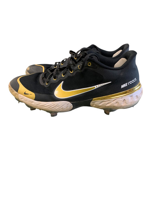 Vist Large View of Product Image Which is Used Nike REACT BB/SB Cleats Black Senior 11.5