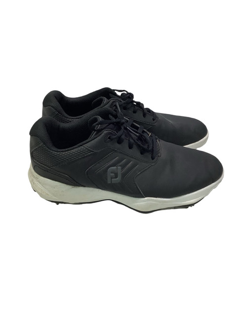 Vist Large View of Product Image Which is Used Foot Joy Mens Golf Shoes Black Senior 8.5