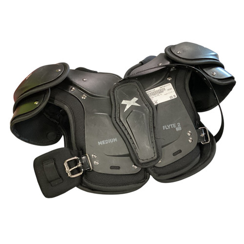 Vist Large View of Product Image Which is Used Xenith FLYTE 2 FB Shoulder Pads Black MD
