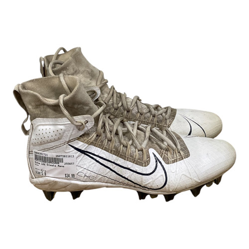 Vist Large View of Product Image Which is Used Nike LAX Cleats Mens White Senior 8