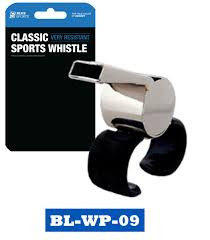 Vist Large View of Product Image Which is New Blue Sport Whistle/Lanyard
