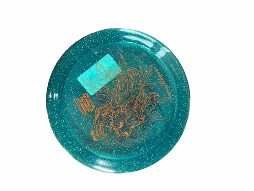 Vist Large View of Product Image Which is Used Discraft CRYSTAL SPARKLE SCORCH Disc Golf Driver Royal Blue