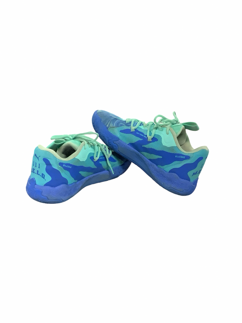 Vist Large View of Product Image Which is Used Puma 111 Basketball Shoes M Royal Blue Senior 6