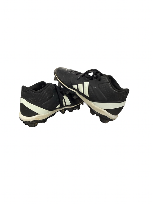 Vist Large View of Product Image Which is Used Adidas ADIZERO BB/SB Cleats Black Junior 04.5