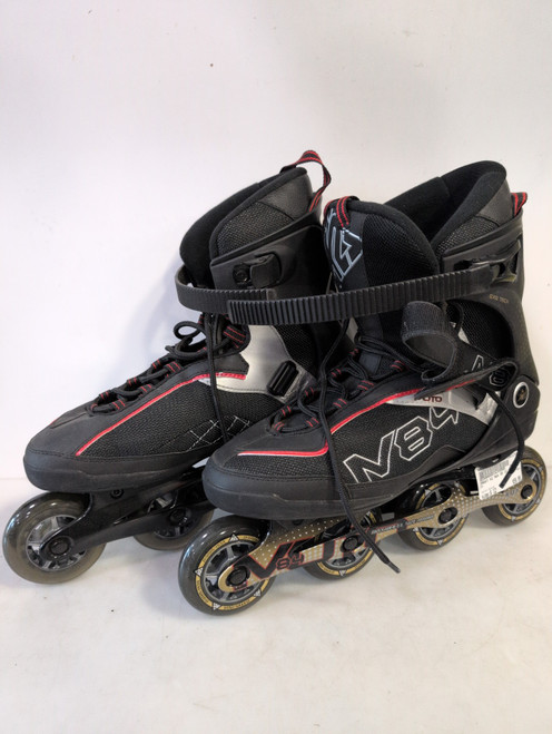 Vist Large View of Product Image Which is Used K2 M84 Senior Roller Quad Skates Black Senior 12