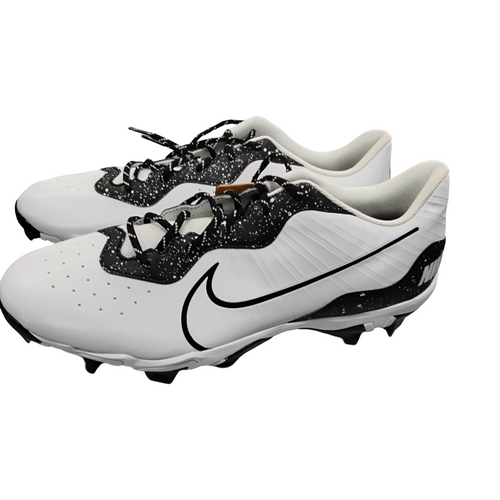 Vist Large View of Product Image Which is Used Nike ALPHA HUARACHE KEYSTONE 4 BB/SB Cleats White Senior 16