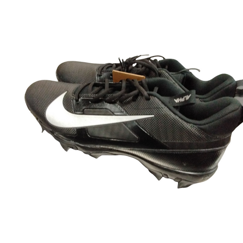 Vist Large View of Product Image Which is Used Nike ALPHA HUARACHE ELITE 4 BB/SB Cleats Black Senior 16